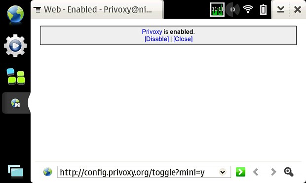Quickly Enable / Disable Privoxy