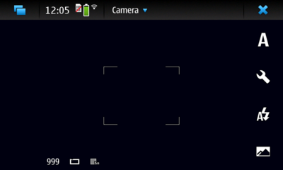 "Selecting camera mode"